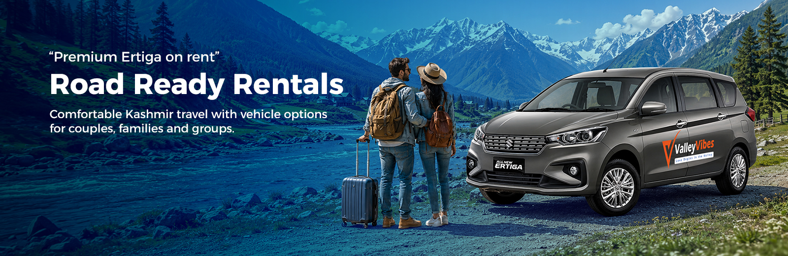 Maruti Suzuki Ertiga rental in Kashmir