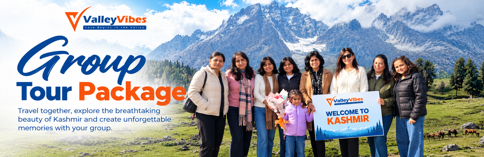 Valley Vibes Group Tour Package banner