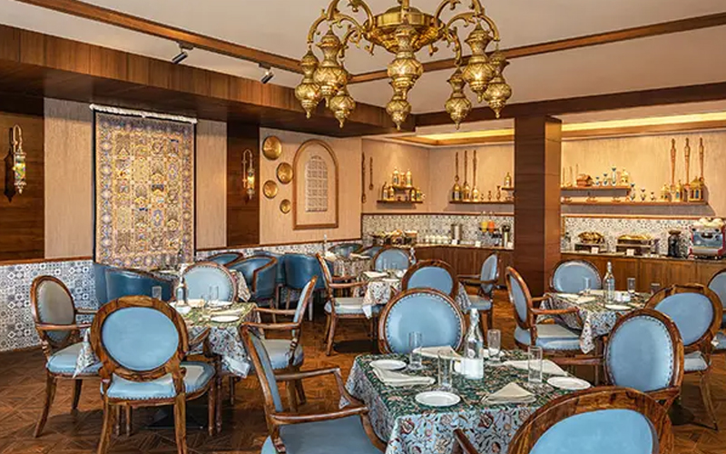 Room Interior at WelcomHeritage Grand Srinagar